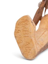 Two Carved Folk Art Figures