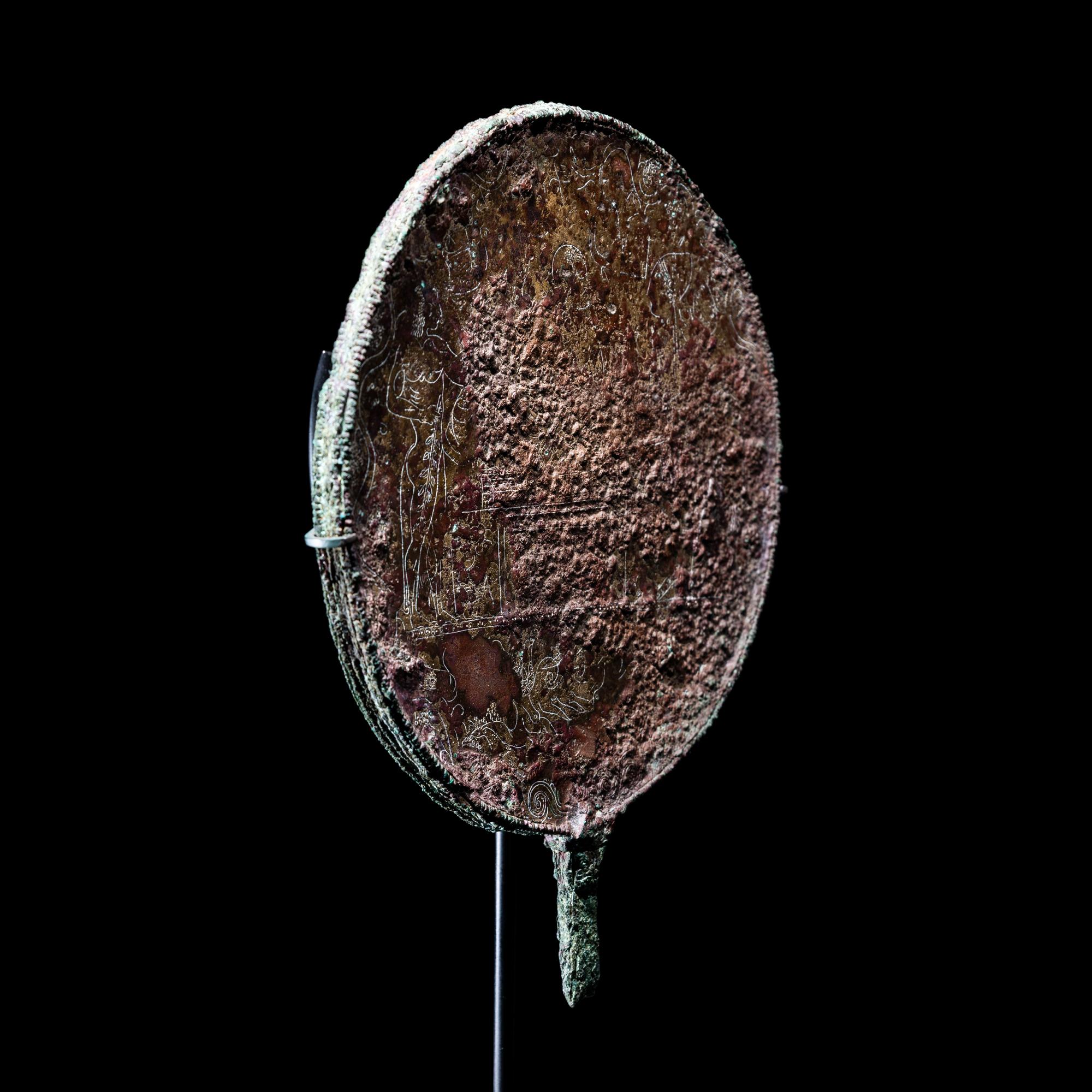 An Etruscan Bronze Mirror