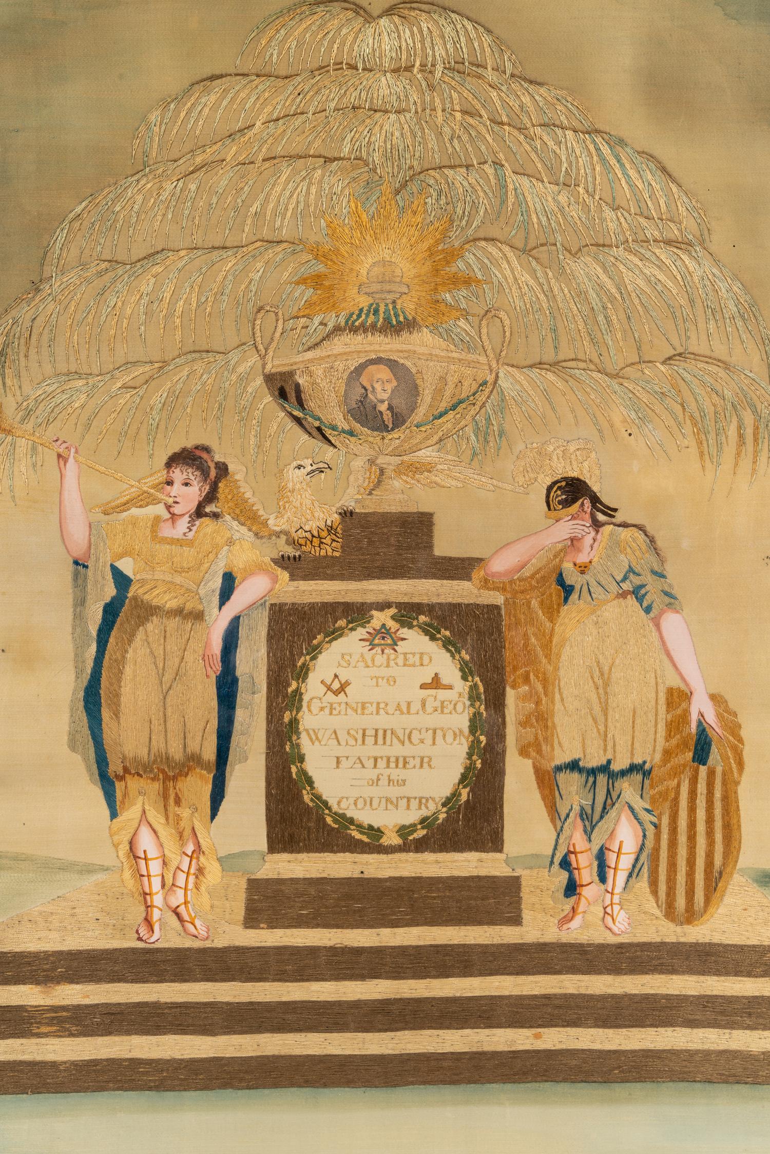 An American Embroidered Panel