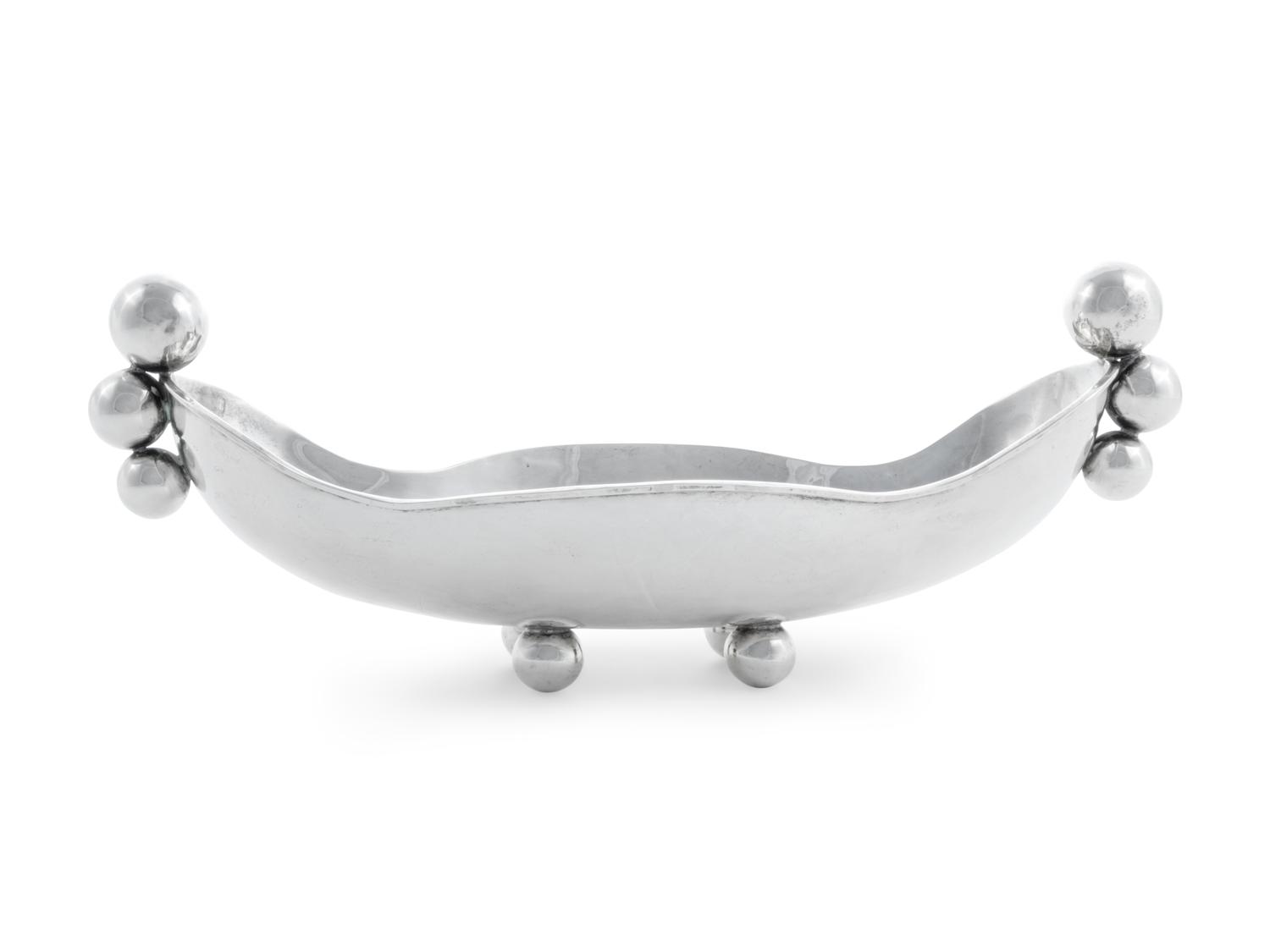 A Mexican Silver Centerpiece Bowl