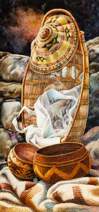 Carol Hamilton 20 x 10 inches — (American, b. 1948)