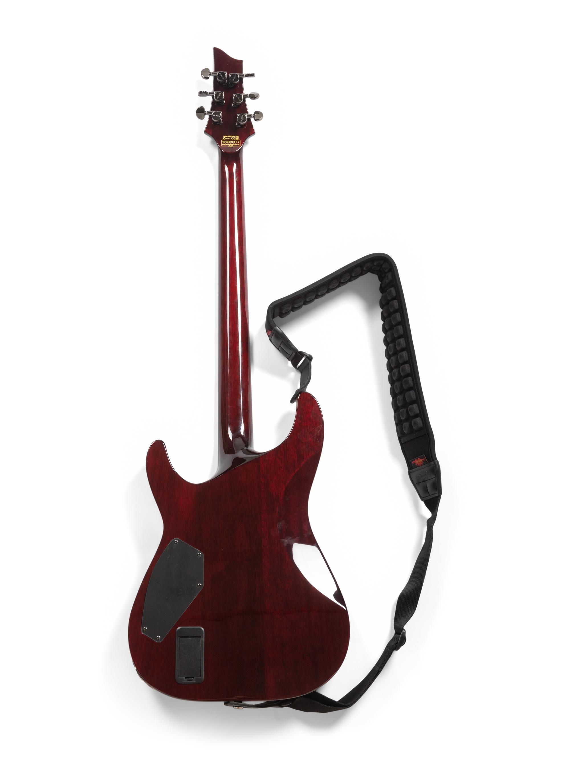 A Schecter Diamond Series Abalone Inlaid Hell Raiser Electric Guitar