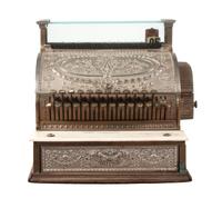 An American Brass Cash Register Height 17 x width 17 3/4 x depth 16 inches. — NATIONAL, SERIAL NO. 785572/349