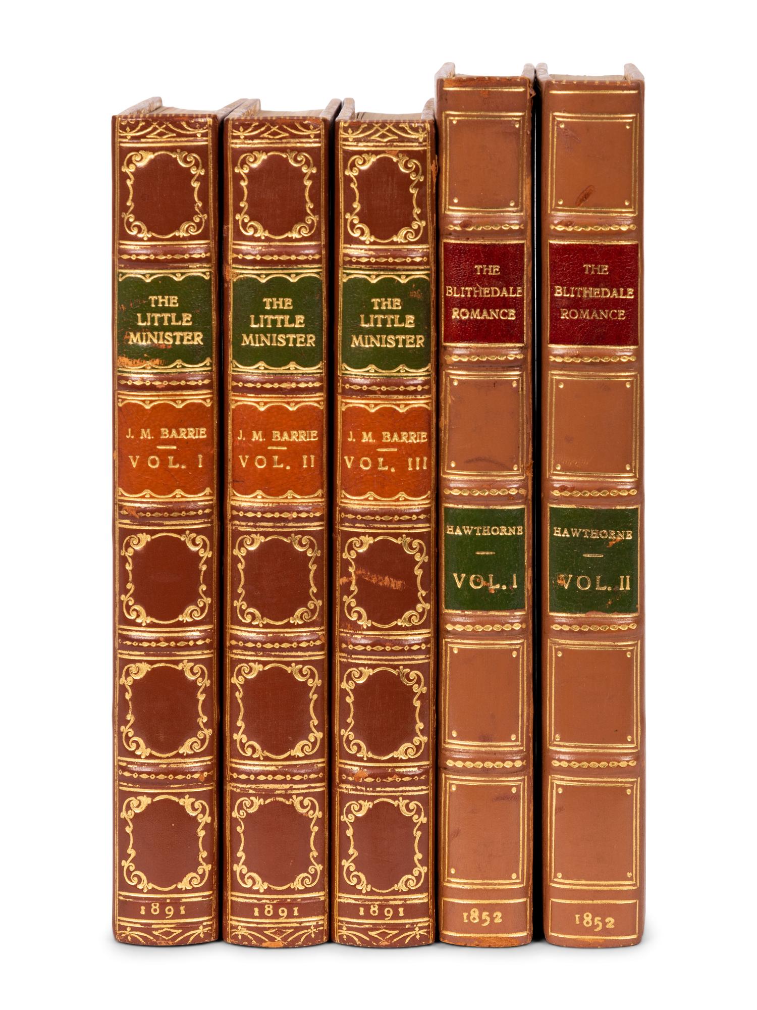 [FINE BINDINGS] – HAWTHORNE, Nathaniel (1804-1864). The Blithedale Romance . London: Chapman and Hall, 1852.