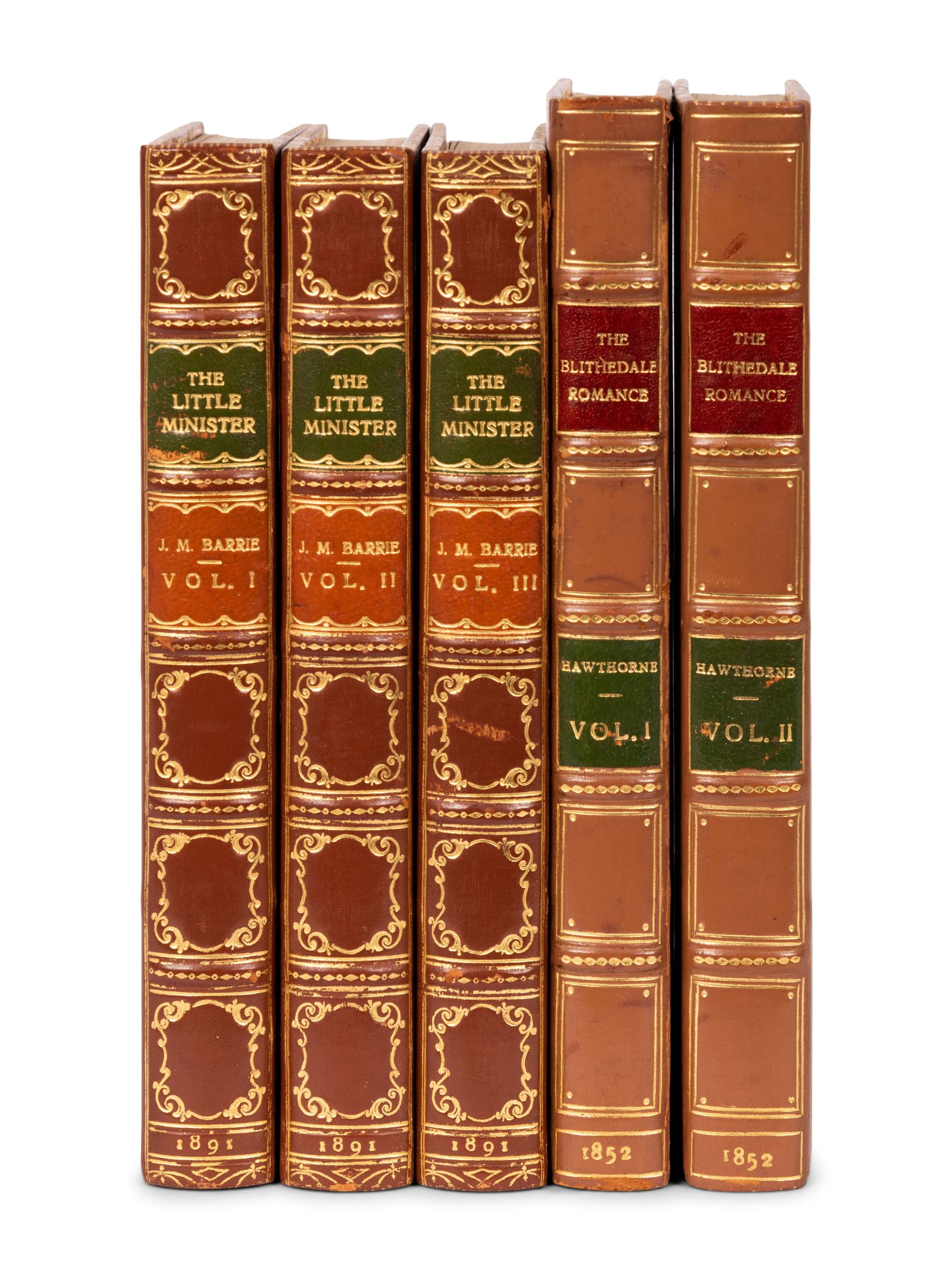 [FINE BINDINGS] – HAWTHORNE, Nathaniel (1804-1864). The Blithedale Romance . London: Chapman and Hall, 1852.