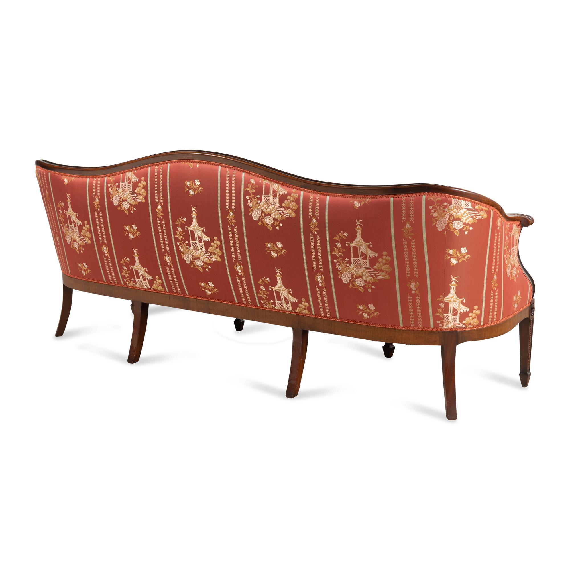 A George III Style Mahogany Sofa