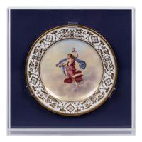 A Set of Twelve Dresden Porcelain Cabinet Plates