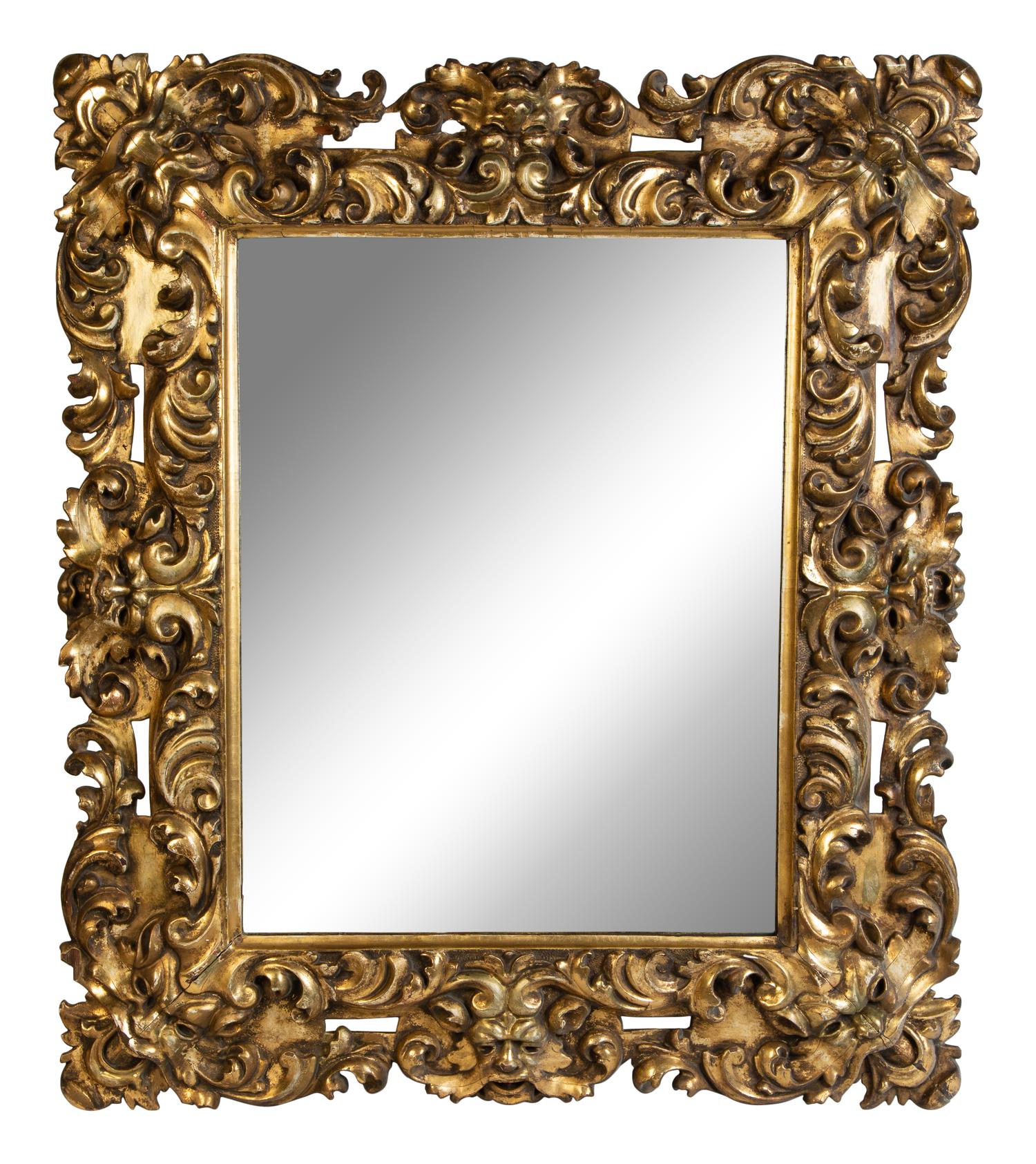 An Italian Giltwood Mirror — 19TH CENTURY