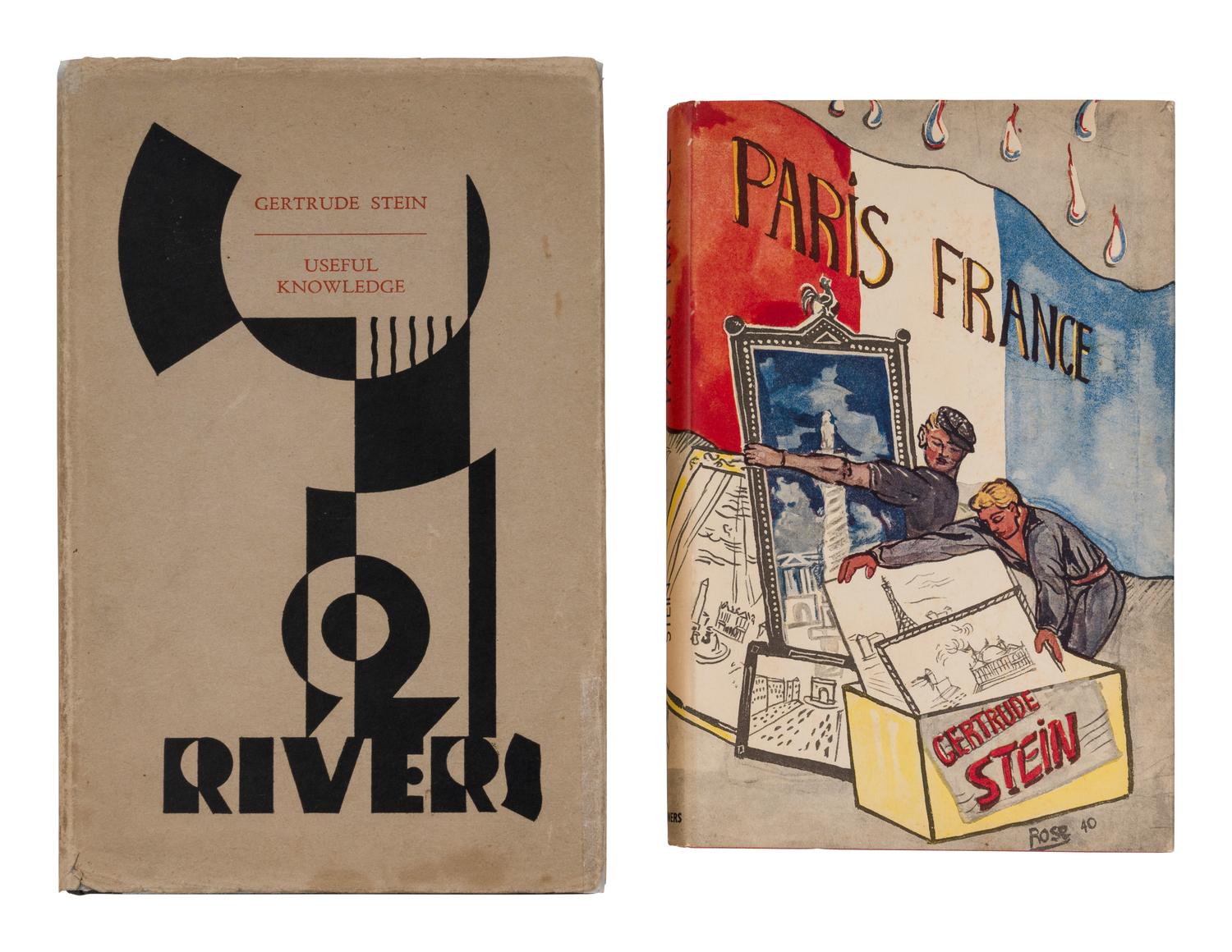 STEIN, Gertrude (1874-1946). Useful Knowledge . New York: Payson & Clarke Ltd., 1928.