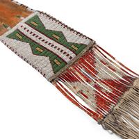 Sioux Beaded Hide Tobacco Bag