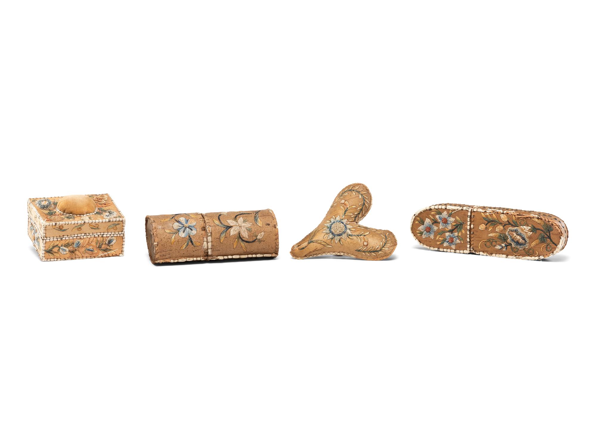 Collection of Huron Embroidered Cases