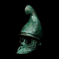 A Greek Bronze Phrygian Helmet