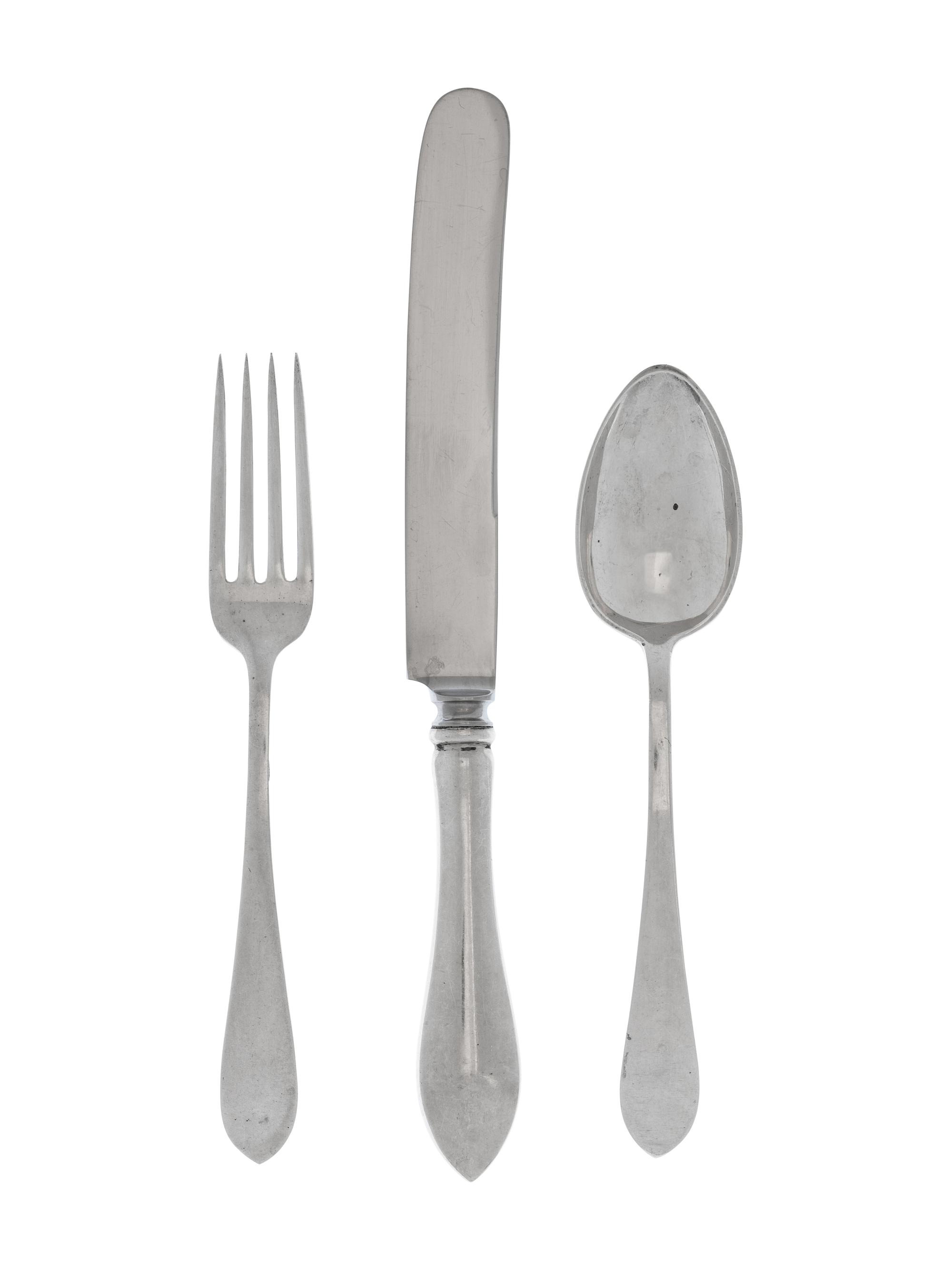 An American Silver Flatware Service