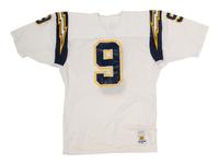 A Group of Three Vintage Jim McMahon San Diego Chargers Football Jerseys from The Collection of Sports Super Agent Steve Zucker,