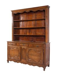 A French Provincial Oak Vaisselier