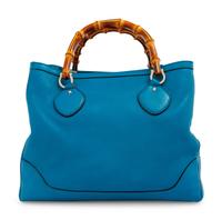 Gucci Blue Leather Tote, 2000s