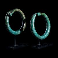 A Pair of European Bronze Bracelets