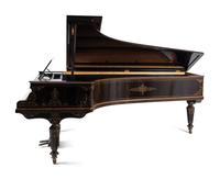 A Victorian Calamander Concert Grand Piano