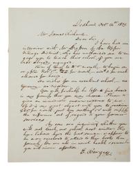 [AMERICAN COLONIZATION SOCIETY]. A group of 3 items related to American Colonization Society agents Ebenezer BURGESS and David CHRISTY. Ca 1830s.