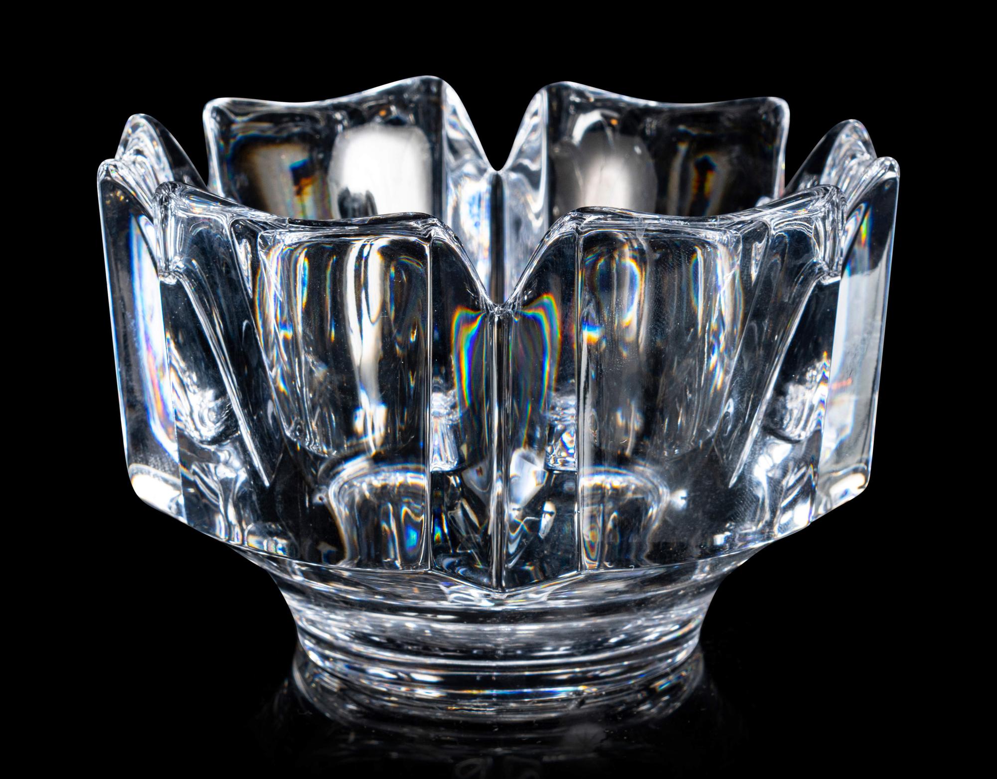 An Orrefors Glass Bowl