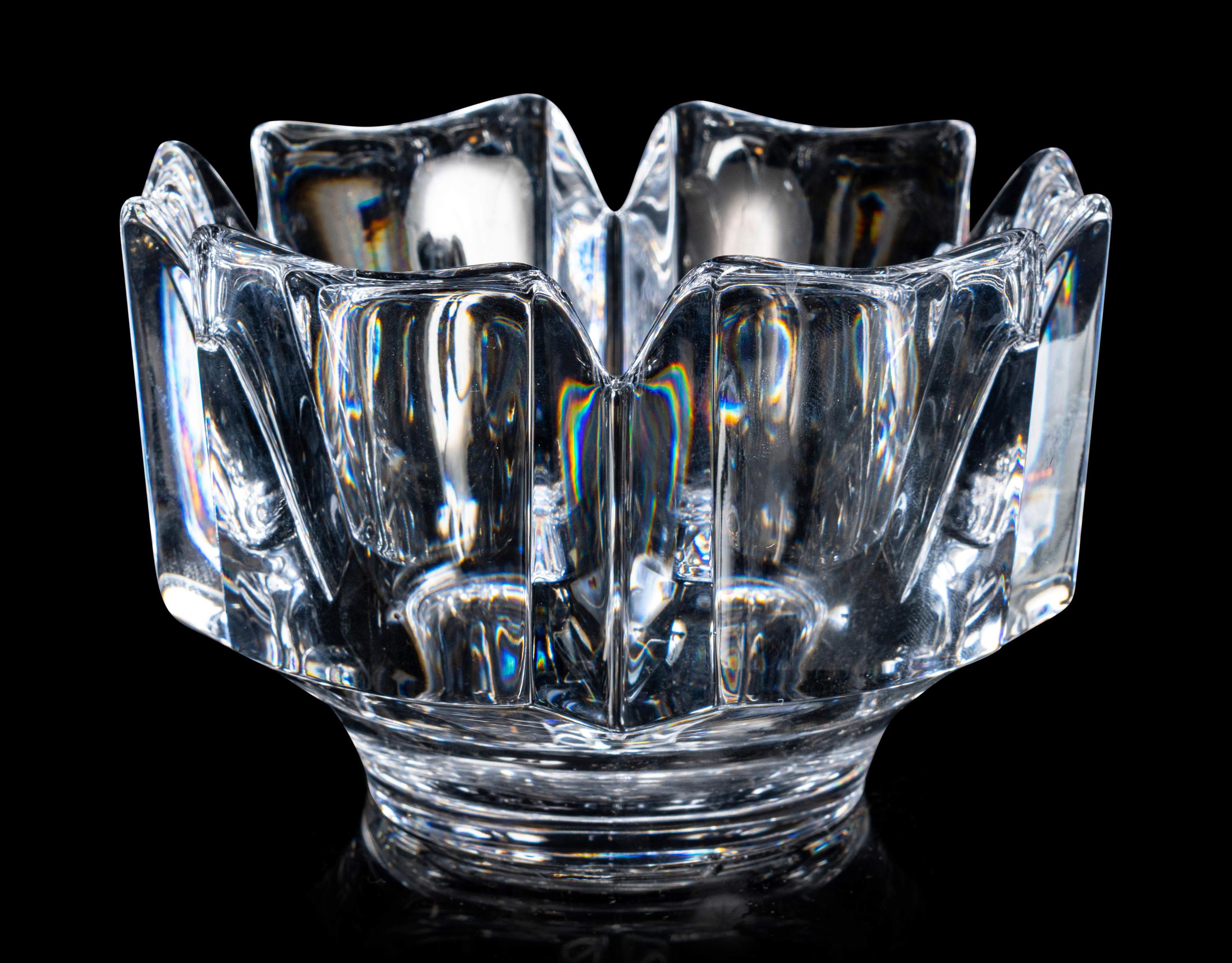 An Orrefors Glass Bowl