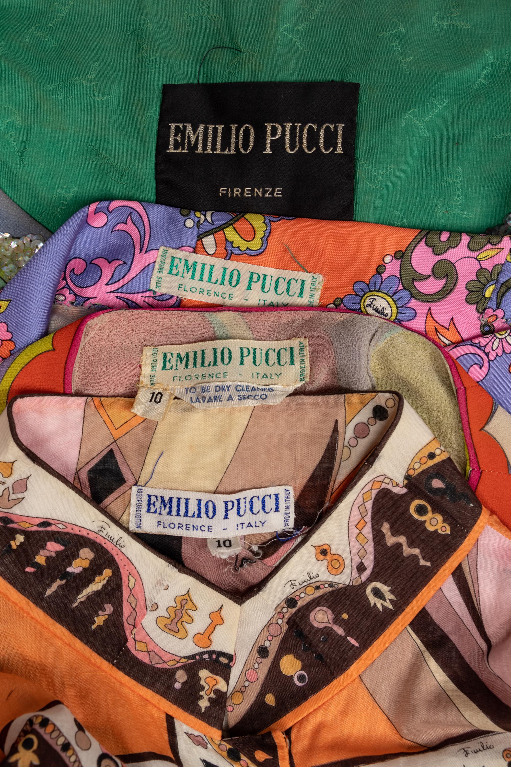 Four Emilio Pucci Tops, 1960s