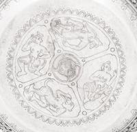 A Large Burmese Silver Bowl