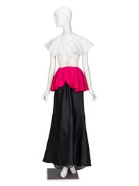 Oscar de la Renta, Evening Gown, 1980's Runway Sample