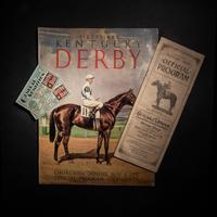 A Group of 1935 Kentucky Derby On Site Churchill Downs Items from First Triple Crown Win of Omaha (Including Program, Tickets),