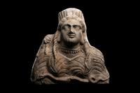 An East Roman Limestone Bust of Cybele