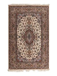 An Isfahan Wool and Silk Rug