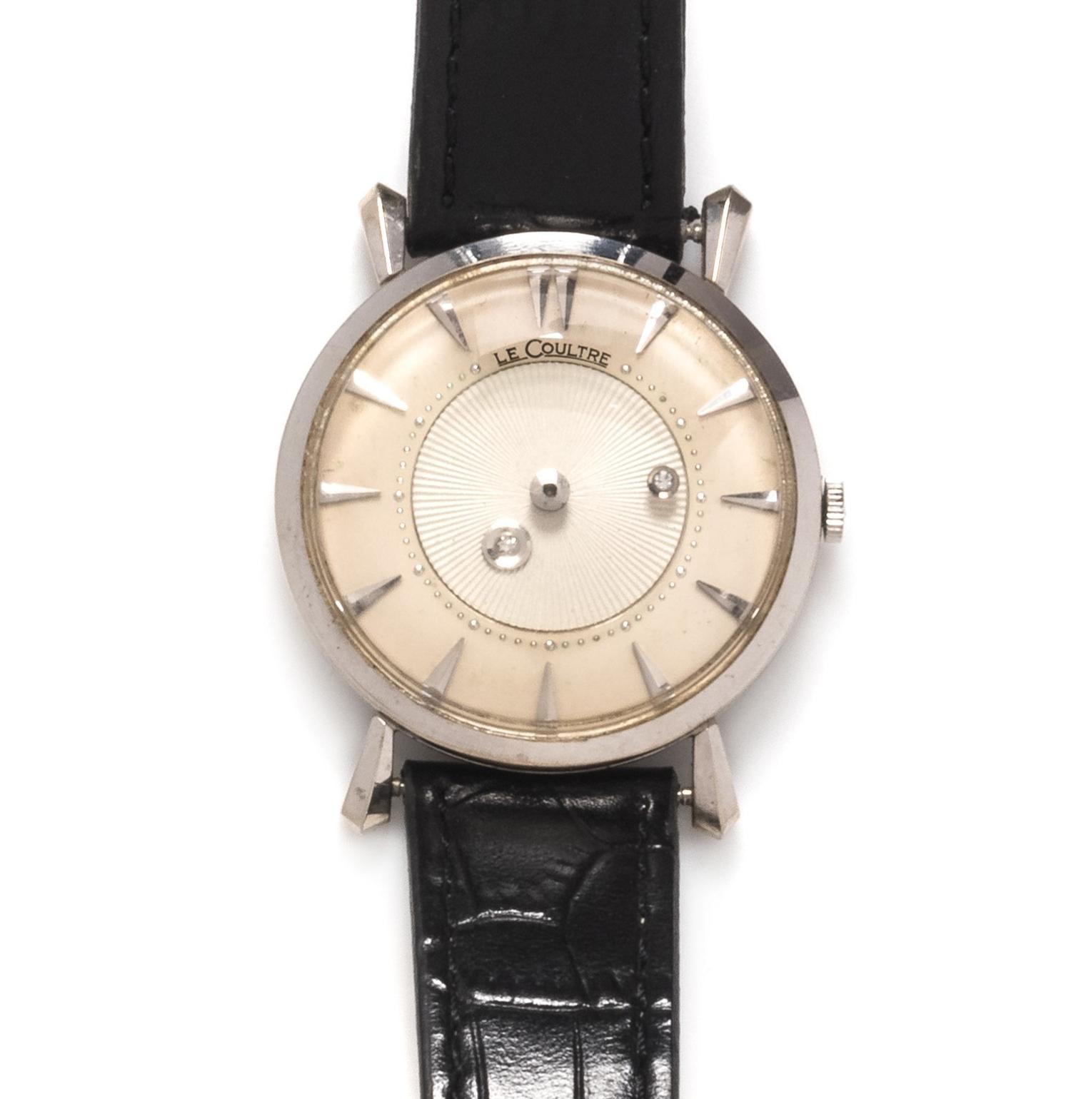 Le Coultre, 14K Yellow Gold and Diamond Ref. 182 'Mystery' Wristwatch