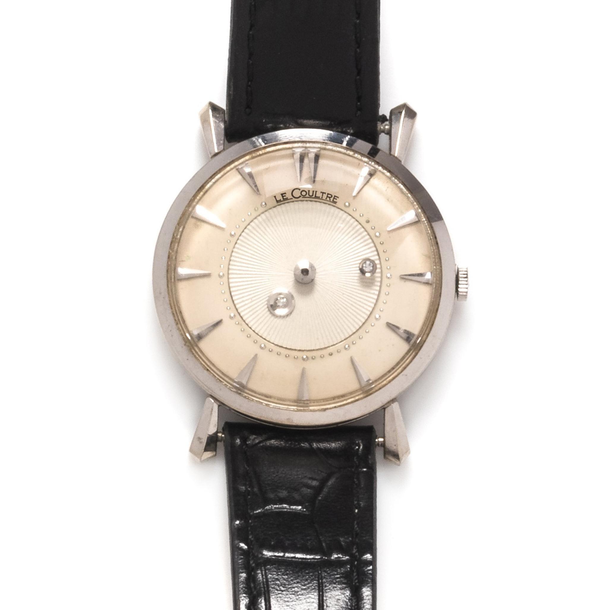 Le Coultre, 14K Yellow Gold and Diamond Ref. 182 'Mystery' Wristwatch