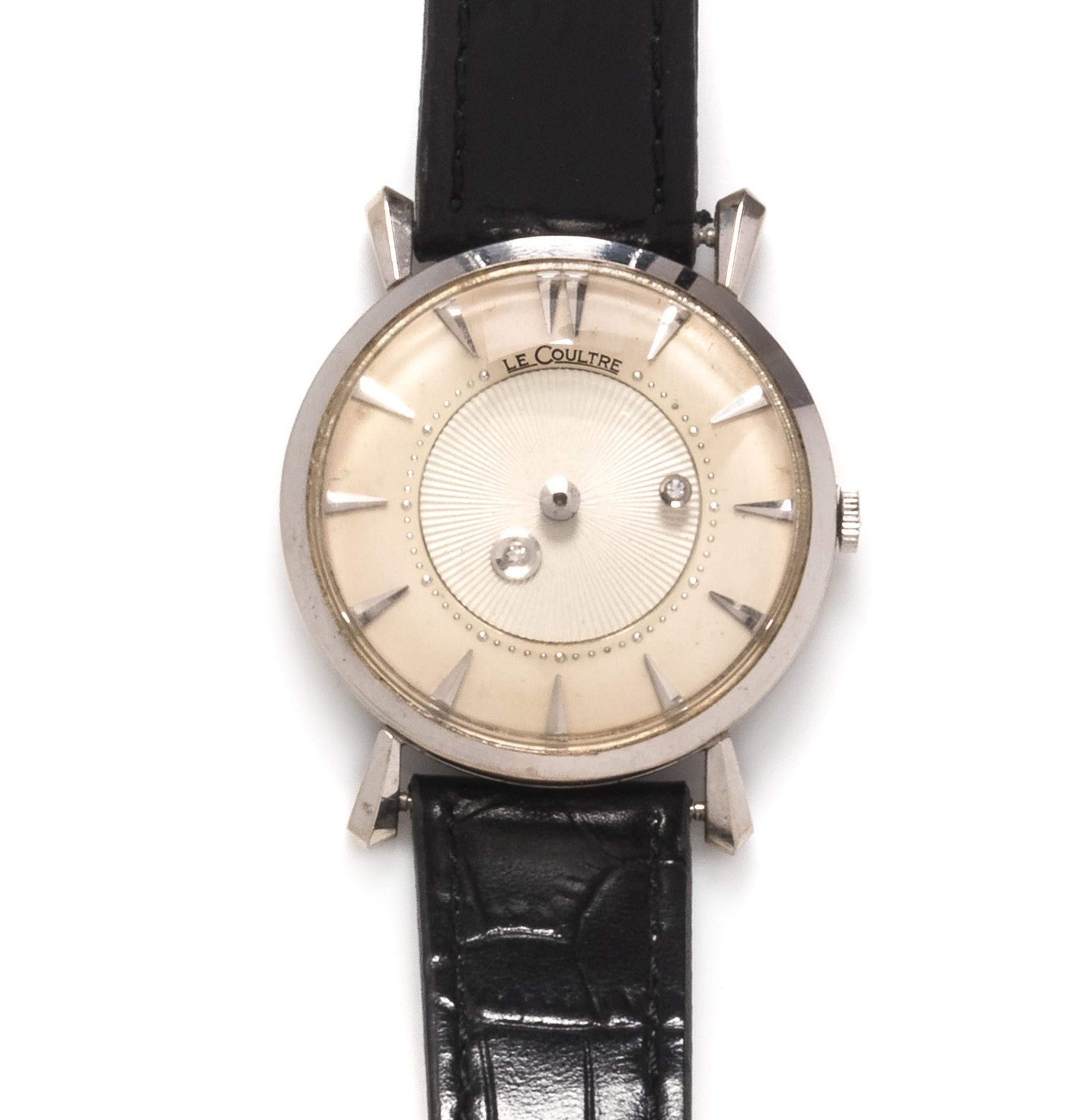 Le Coultre, 14K Yellow Gold and Diamond Ref. 182 'Mystery' Wristwatch