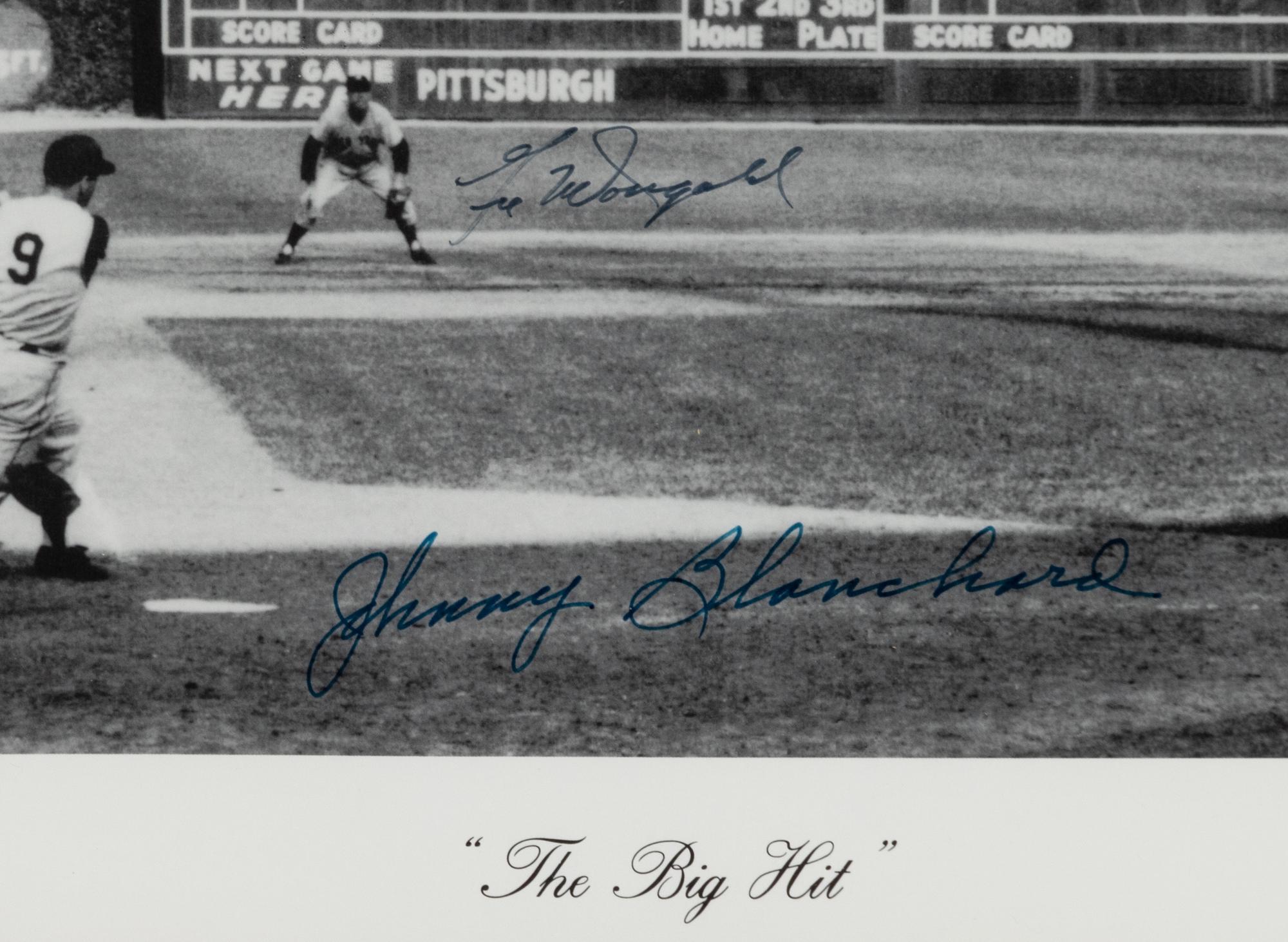 A Signed Autograph Photographic Print Depicting “The Big Hit” Formerly Displayed at Mike Ditka’s Restaurant