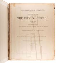 [CHICAGO]. Greeley-Carlson Company's Second Atlas of the City of Chicago. Chicago: R.R. & R.H. Donnelley, 1891-1892.