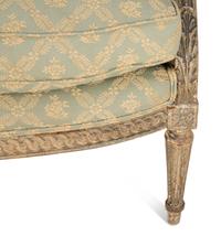 A Louis XVI Style Painted Bergère