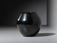 Blackware Jar, with Gun Metal Finish 1956-1965