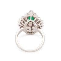EMERALD AND DIAMOND CONVERTIBLE RING/PENDANT