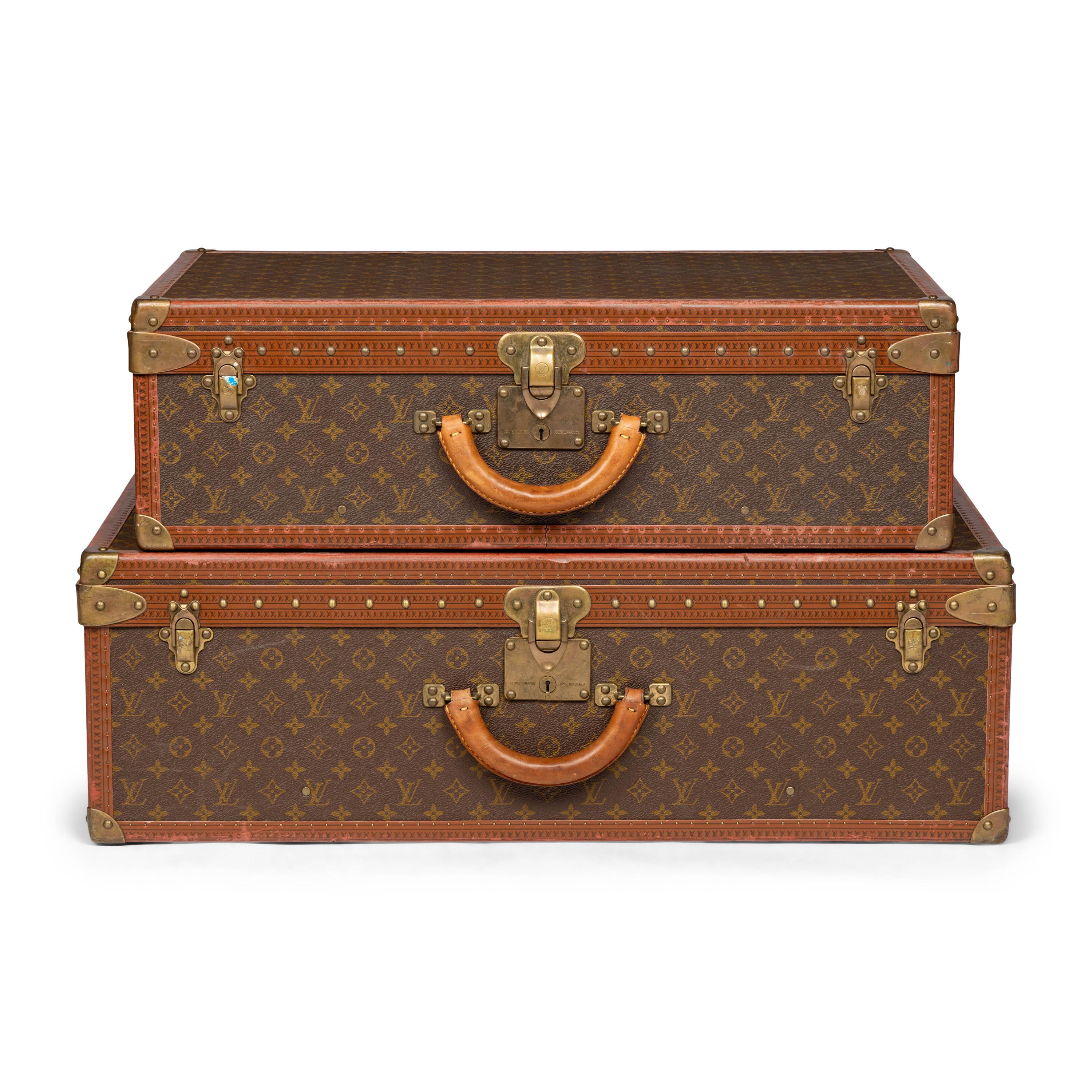 Louis Vuitton, Two Alzer Hard-Sided Suitcases