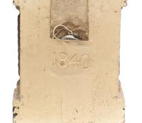 A Neoclassical Carved Limestone Watch Hutch