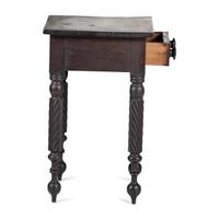 A Classical Spiral-Twist and Reel Turned Cherrywood Work Table