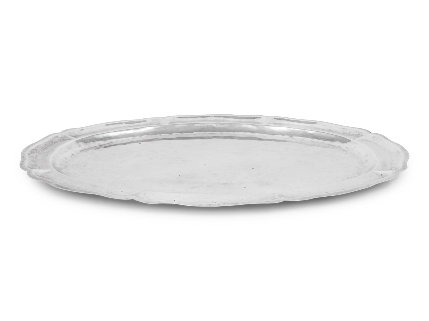 A Mexican Silver Serving Platter