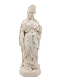 A Parian Ware Figure of Zenobia