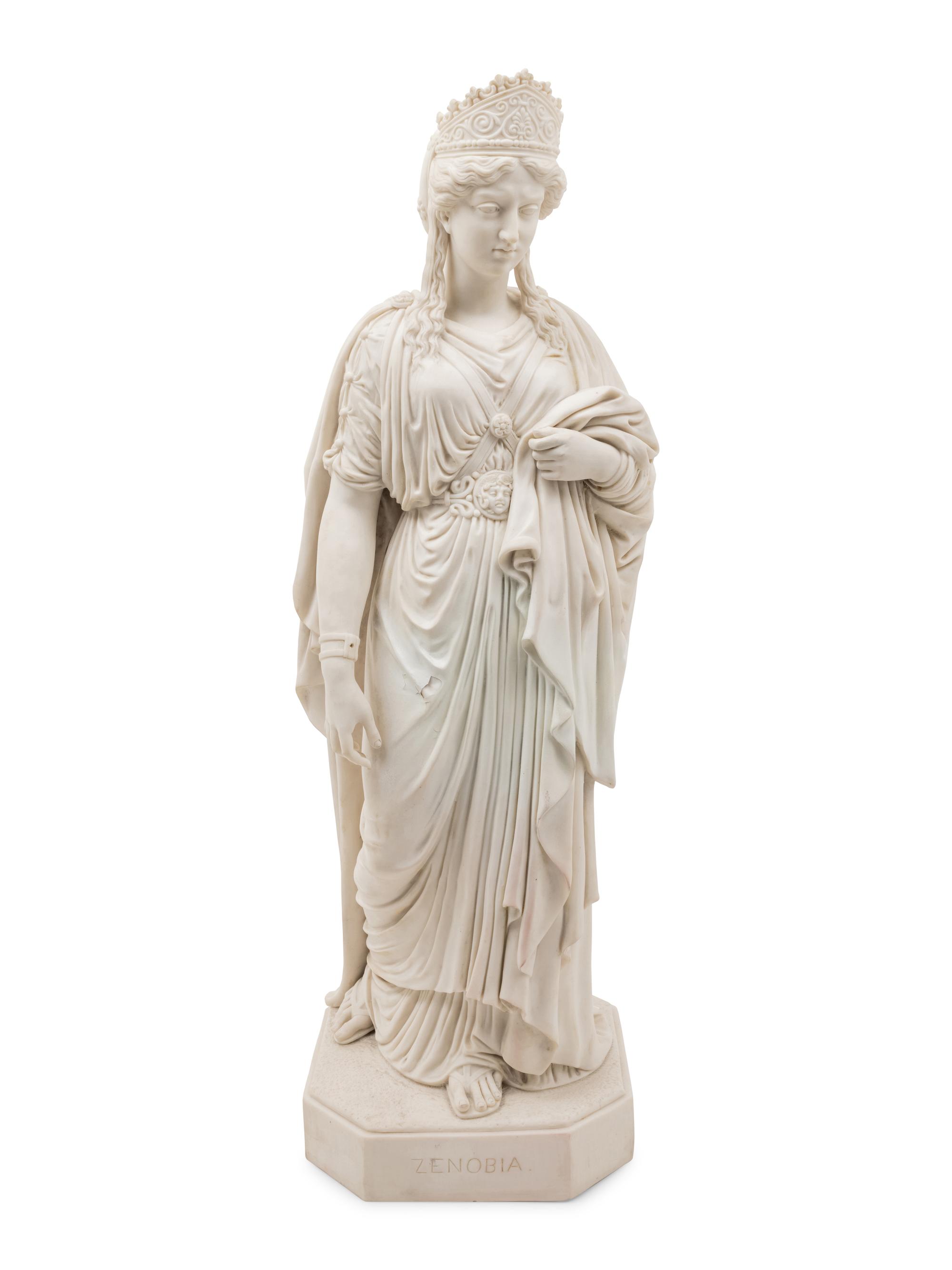 A Parian Ware Figure of Zenobia