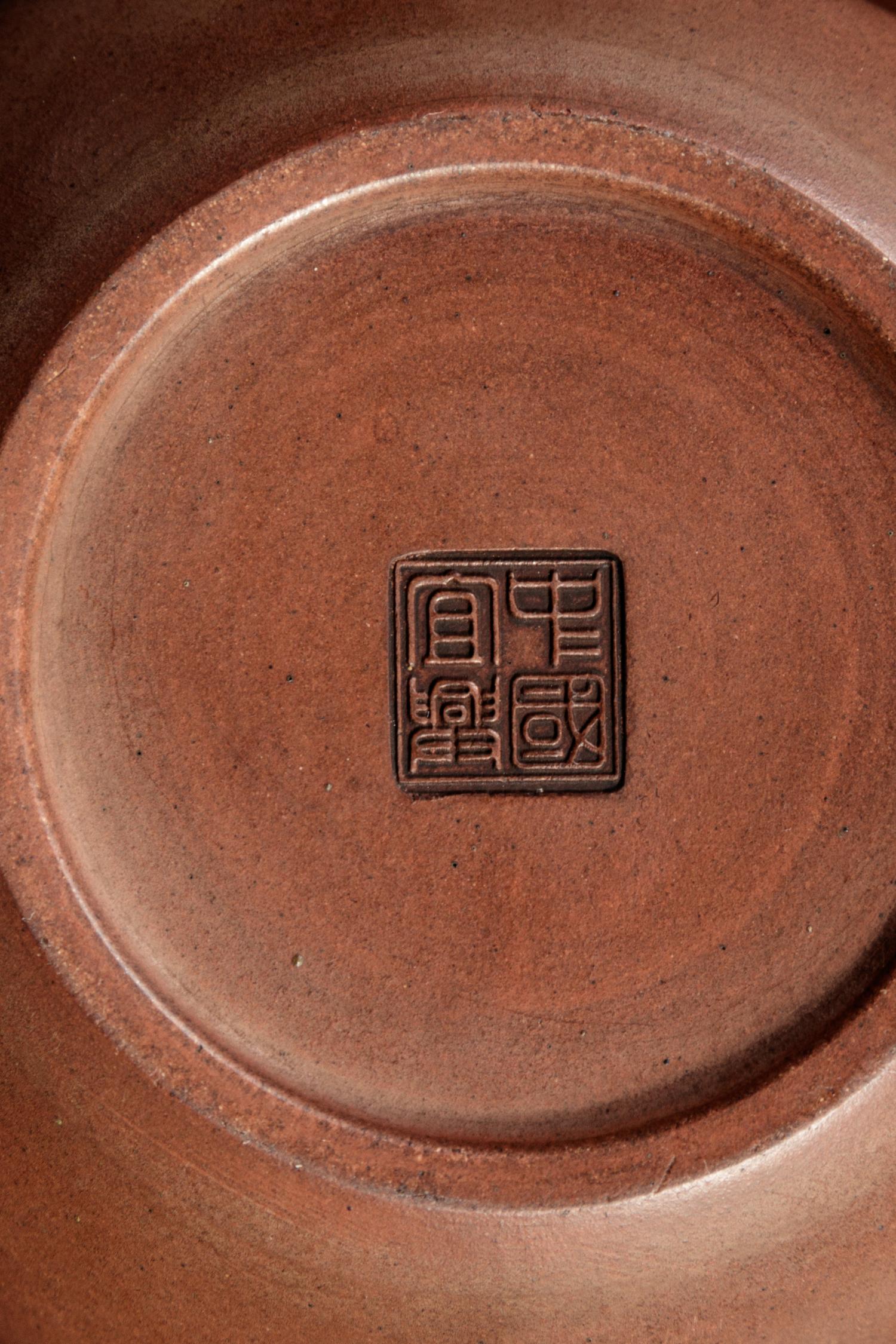 Three Chinese Yixing Zisha Pottery Teapots