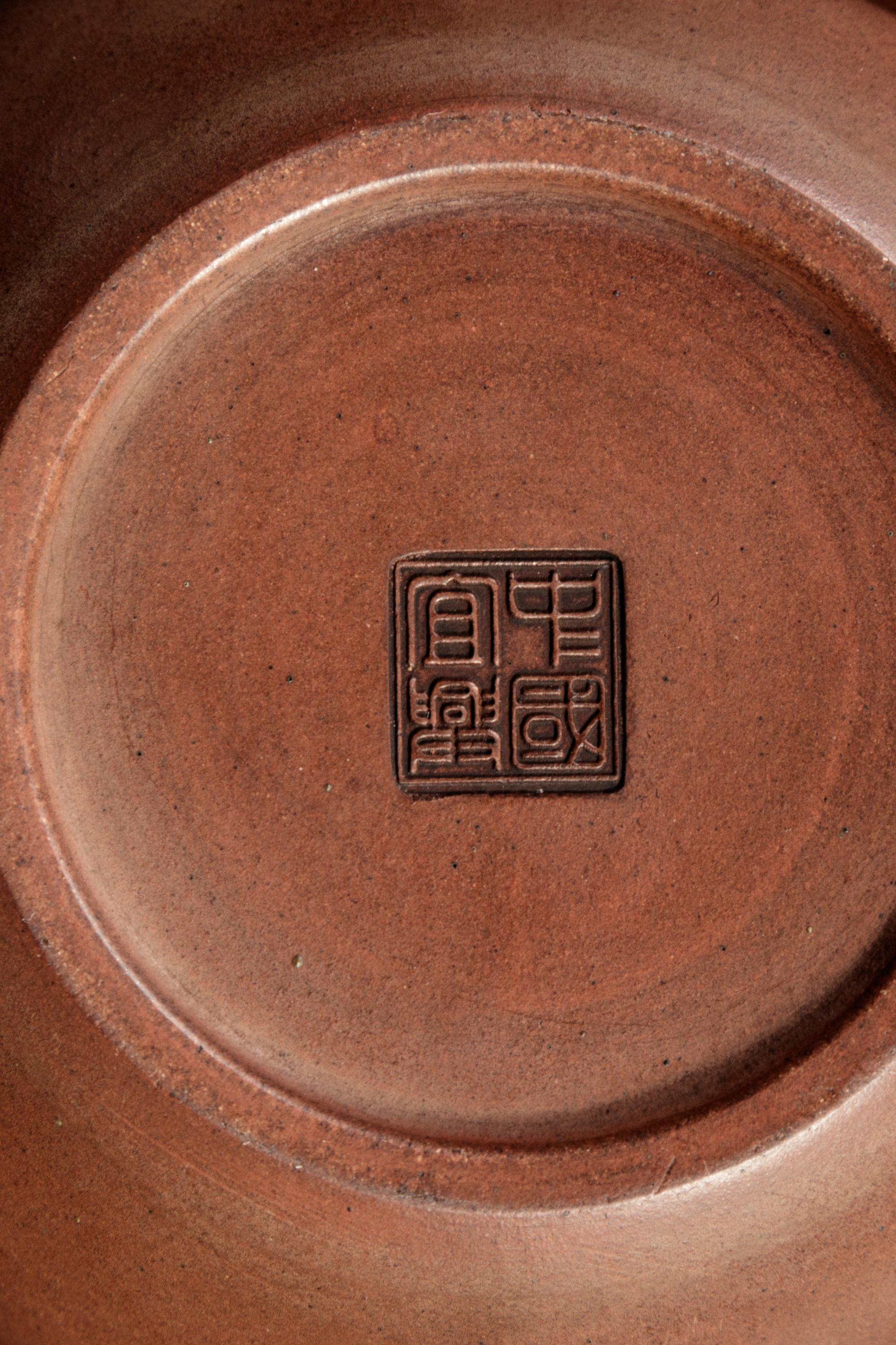 Three Chinese Yixing Zisha Pottery Teapots