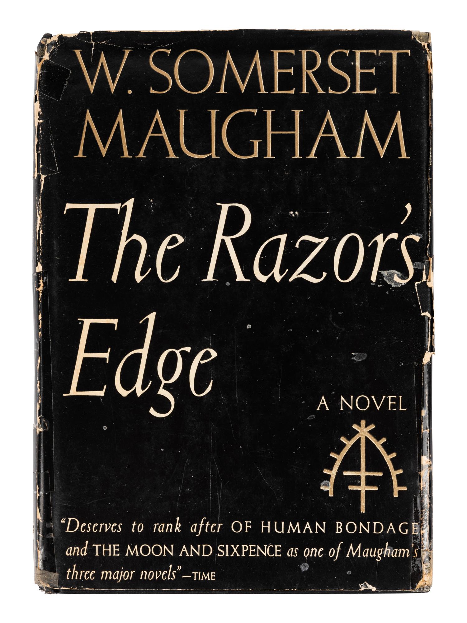 MAUGHAM, William Somerset (1874-1965). Razor's Edge. Garden City: Doubleday, Doran & Co., Inc., 1944.