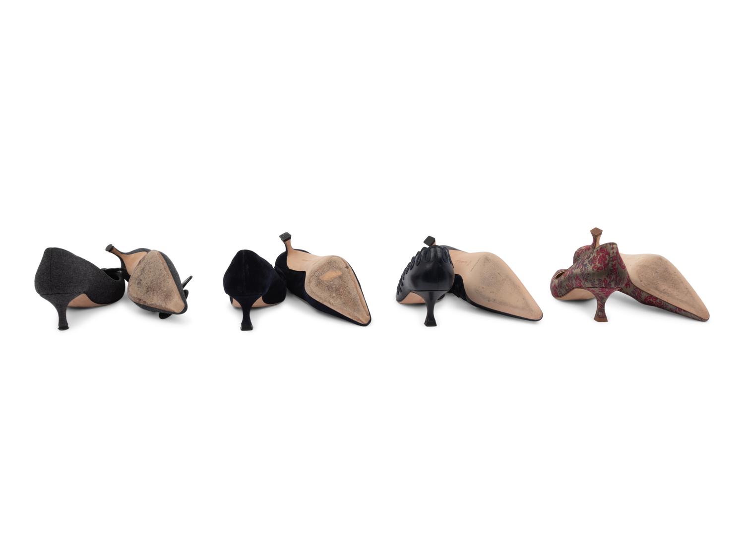 Twelve Pairs of Monolo Blahnik Shoes