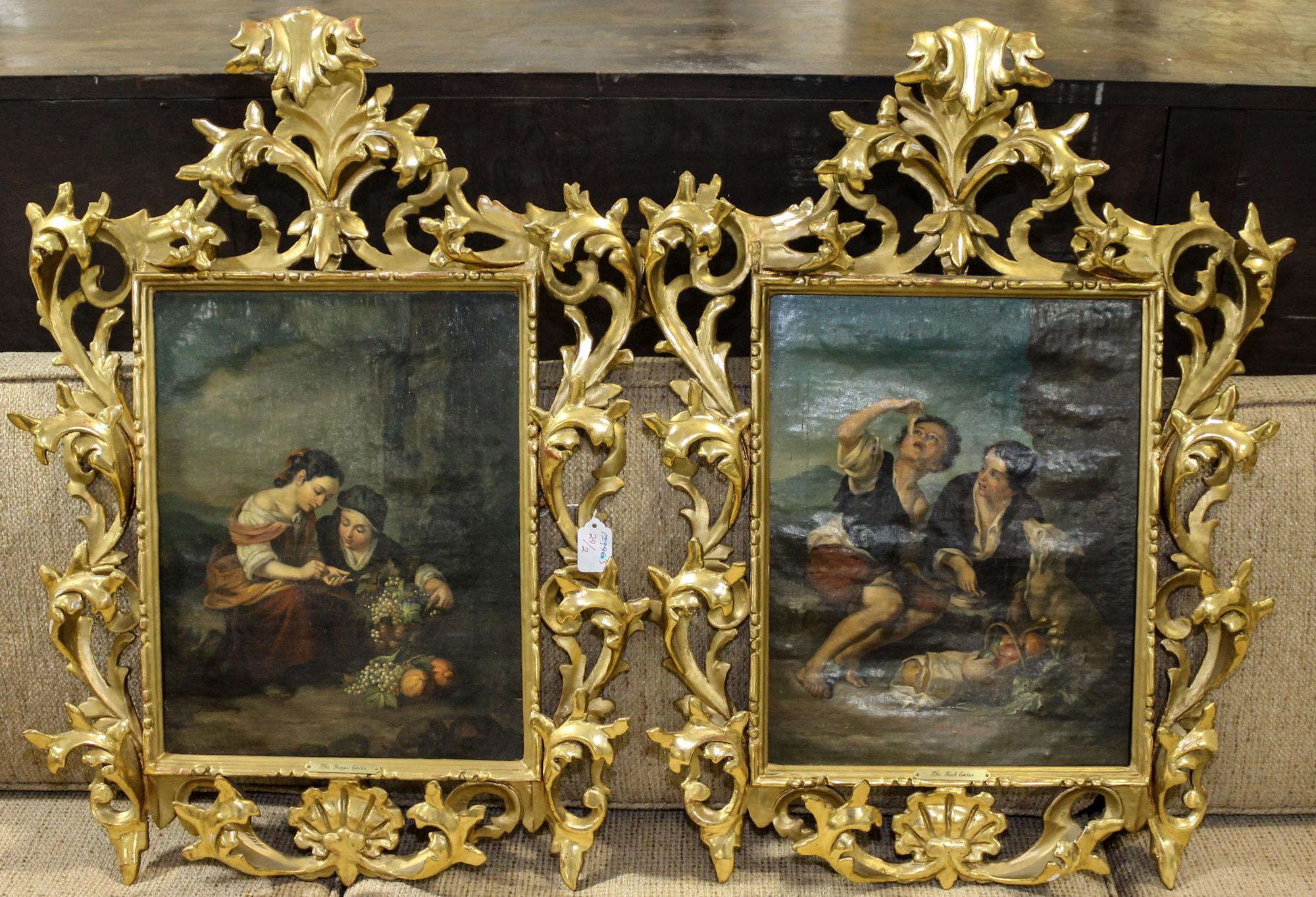 After Bartolome Esteban Murillo, , The Fish Eater and The Grape Eater